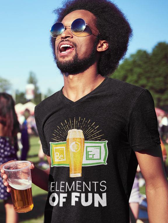 Beer Short Sleeve V-Neck T-Shirt