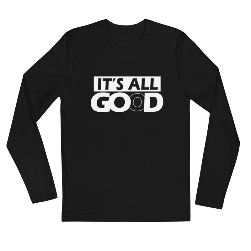 It's All God Long Sleeve Fitted Crew